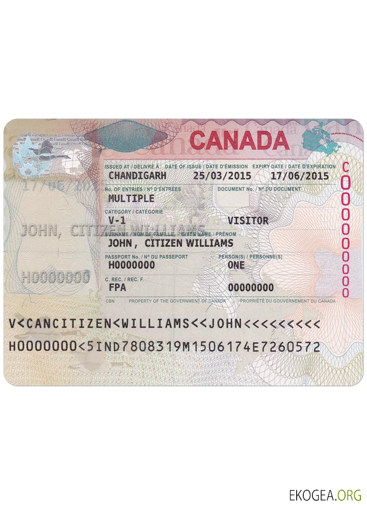 Visa CANADA